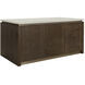 Boden White / Chocolate Kitchen Island